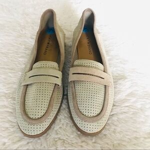 Lucky Brand Caylonp Suede Perforated Loafers/Slips On Women’s Shoes size 7.5